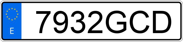 Numer rejestracyjny 7932GCD posiada OPEL ASTRA GTC