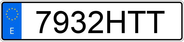 Numer rejestracyjny 7932HTT posiada CHEVROLET-GM CRUZE