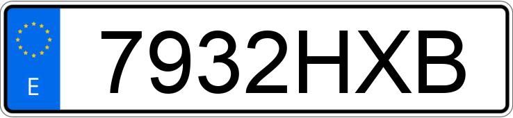 Numer rejestracyjny 7932HXB posiada VOLKSWAGEN POLO