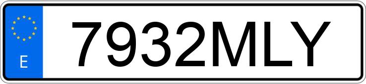 Numer rejestracyjny 7932MLY posiada MAZDA CX-30