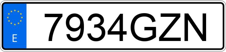 Numer rejestracyjny 7934GZN posiada VOLKSWAGEN POLO Numer rejestracyjny 7934GZN posiada VOLKSWAGEN POLO