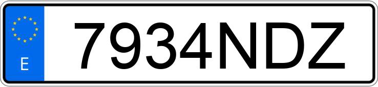 Numer rejestracyjny 7934NDZ posiada KIA NIRO Numer rejestracyjny 7934NDZ posiada KIA NIRO