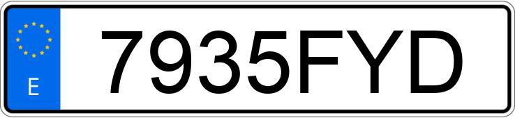 Numer rejestracyjny 7935FYD posiada PEUGEOT BOXER Numer rejestracyjny 7935FYD posiada PEUGEOT BOXER