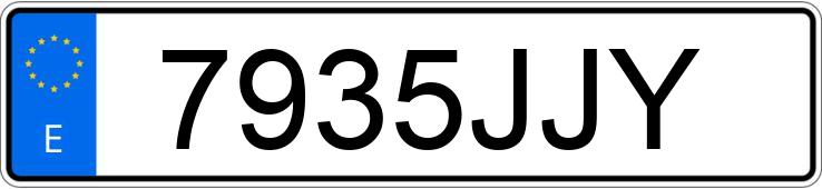 Numer rejestracyjny 7935JJY posiada CITROEN C4 PICASSO 5PZ