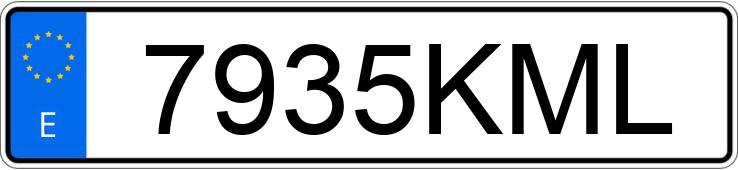 Реєстраційний номер 7935KML має MAZDA CX-5 LUXURY +PREMIUM BLACK NAVI 2.2 DE 150 4WD