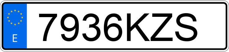 Numer rejestracyjny 7936KZS posiada VOLVO FH Numer rejestracyjny 7936KZS posiada VOLVO FH