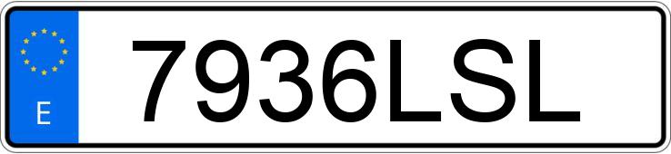 Numer rejestracyjny 7936LSL posiada DACIA DUSTER