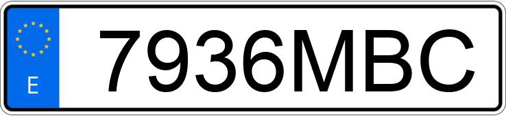 Numer rejestracyjny 7936MBC posiada SKODA OCTAVIA Numer rejestracyjny 7936MBC posiada SKODA OCTAVIA