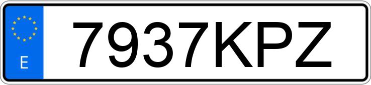 Numer rejestracyjny 7937KPZ posiada BMW SERIE 5 Numer rejestracyjny 7937KPZ posiada BMW SERIE 5