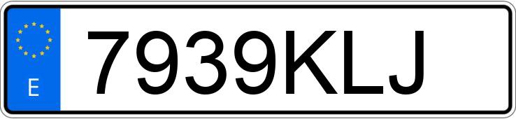 Numer rejestracyjny 7939KLJ posiada PEUGEOT 308 Numer rejestracyjny 7939KLJ posiada PEUGEOT 308