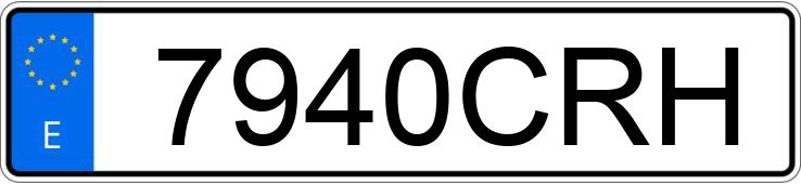 Numer rejestracyjny 7940CRH posiada BMW SERIE 5 Numer rejestracyjny 7940CRH posiada BMW SERIE 5