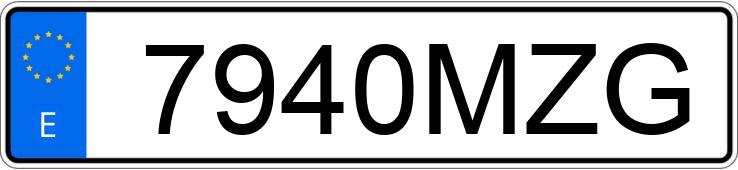 Numer rejestracyjny 7940MZG posiada MERCEDES CLA (118)