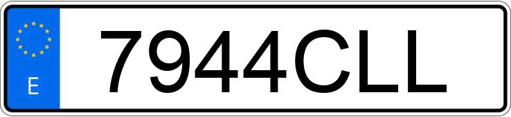 Numer rejestracyjny 7944CLL posiada SEAT IBIZA Numer rejestracyjny 7944CLL posiada SEAT IBIZA