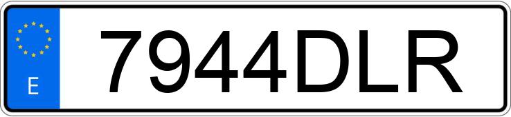 Numer rejestracyjny 7944DLR posiada FORD FIESTA