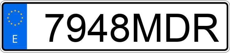 Numer rejestracyjny 7948MDR posiada BMW SERIE 4