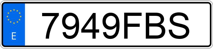 Numer rejestracyjny 7949FBS posiada MINI MINI