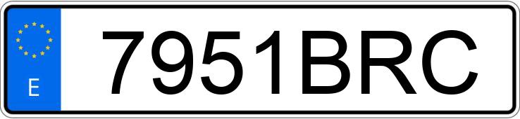 Numer rejestracyjny 7951BRC posiada CITROEN SAXO Numer rejestracyjny 7951BRC posiada CITROEN SAXO