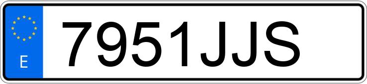 Numer rejestracyjny 7951JJS posiada RENAULT MASTER