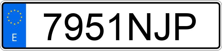 Numer rejestracyjny 7951NJP posiada RENAULT CAPTUR