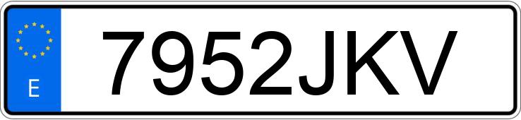 Numer rejestracyjny 7952JKV posiada VOLKSWAGEN CC Numer rejestracyjny 7952JKV posiada VOLKSWAGEN CC