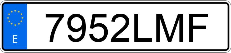 Numer rejestracyjny 7952LMF posiada PEUGEOT RIFTER Numer rejestracyjny 7952LMF posiada PEUGEOT RIFTER