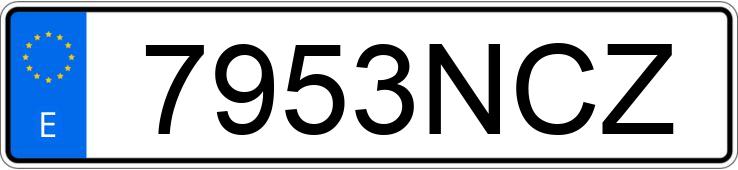 Numer rejestracyjny 7953NCZ posiada PEUGEOT 2008 Numer rejestracyjny 7953NCZ posiada PEUGEOT 2008