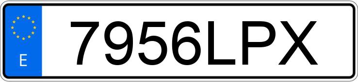 Numer rejestracyjny 7956LPX posiada MERCEDES GLC (253)