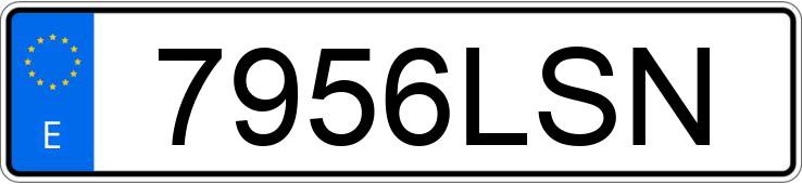 Numer rejestracyjny 7956LSN posiada MINI MINI