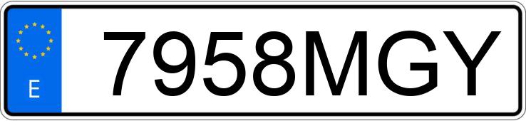 Numer rejestracyjny 7958MGY posiada HYUNDAI KONA Numer rejestracyjny 7958MGY posiada HYUNDAI KONA