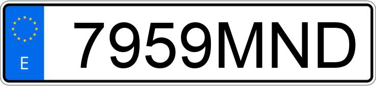 Numer rejestracyjny 7959MND posiada VOLVO XC60