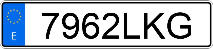 Numer rejestracyjny 7962LKG posiada PEUGEOT 3008