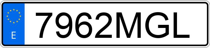 Numer rejestracyjny 7962MGL posiada MAZDA MX-5