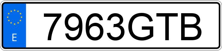 Numer rejestracyjny 7963GTB posiada OPEL ASTRA