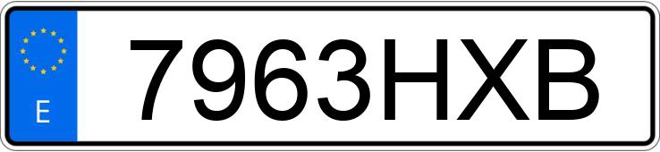 Numer rejestracyjny 7963HXB posiada VOLKSWAGEN POLO