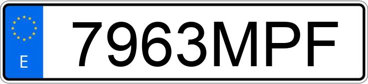 Numer rejestracyjny 7963MPF posiada KIA STONIC