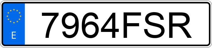 Numer rejestracyjny 7964FSR posiada OPEL ASTRA