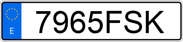 Numer rejestracyjny 7965FSK posiada CITROEN C3