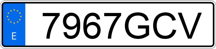 Numer rejestracyjny 7967GCV posiada FORD FIESTA Numer rejestracyjny 7967GCV posiada FORD FIESTA