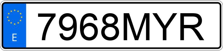 Numer rejestracyjny 7968MYR posiada RENAULT CLIO Numer rejestracyjny 7968MYR posiada RENAULT CLIO