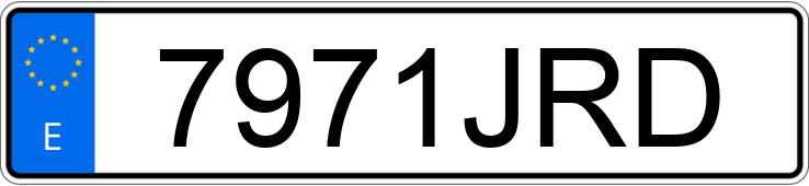 Numer rejestracyjny 7971JRD posiada SEAT LEON