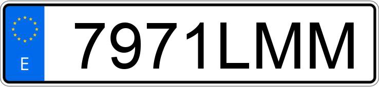 Numer rejestracyjny 7971LMM posiada RENAULT CLIO