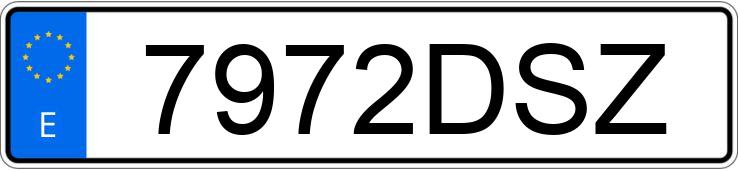 Numer rejestracyjny 7972DSZ posiada FORD FUSION Numer rejestracyjny 7972DSZ posiada FORD FUSION