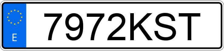 Numer rejestracyjny 7972KST posiada MERCEDES A (177)