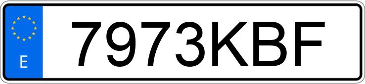 Numer rejestracyjny 7973KBF posiada SEAT LEON