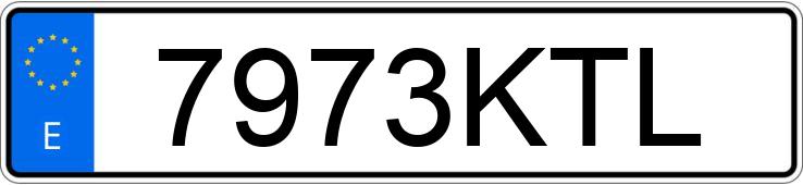 Numer rejestracyjny 7973KTL posiada VOLKSWAGEN TIGUAN ALLSPACE