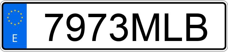 Numer rejestracyjny 7973MLB posiada MERCEDES B (247)