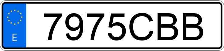 Numer rejestracyjny 7975CBB posiada MERCEDES CLK (208-209)