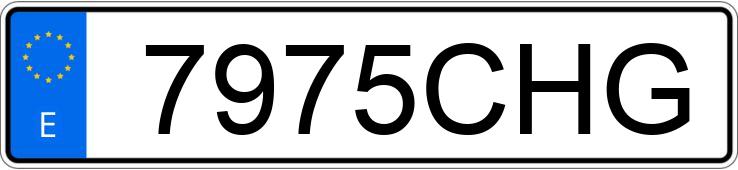 Numer rejestracyjny 7975CHG posiada SUZUKI SV 650