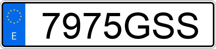 Numer rejestracyjny 7975GSS posiada RENAULT MEGANE