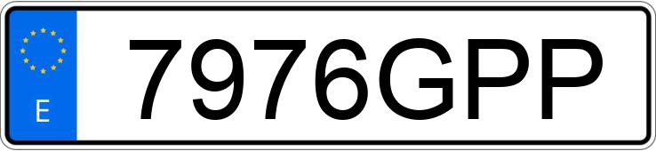 Numer rejestracyjny 7976GPP posiada OPEL ASTRA